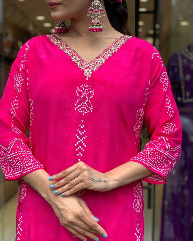 SC 609 Shivam Embroidery Kurti With Bottom Dupatta Suppliers In India